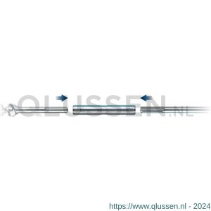 Rotec 209 verlengstuk SDS Plus -> SDS Max L=320 mm 209.0030