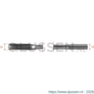 Rotec 215.1 SDS Max gutsbeitel 26x300 mm 215.1045