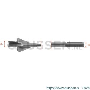 Rotec 215.1 SDS Max vleugelbeitel 35x380 mm 215.1055