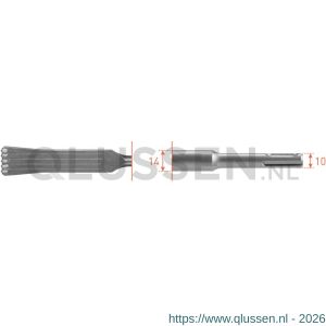 Rotec 216 SDS Plus patentvoegbeitel lang 32x200x7 mm 216.0020