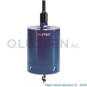 Rotec 529 BiM-Co kanaaldoorvoerboor diameter 110x100 mm 8-12 TPI met centreerboor en zeskant adapter 529.5110