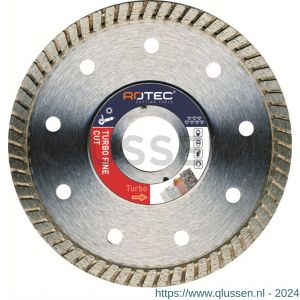 Rotec 704 diamantzaagblad Viper 7 Turbo Fine Cut diameter 350x2,0x25,4 mm 704.3504