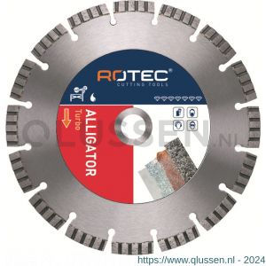 Rotec 705 diamantzaagblad Alligator 7 diameter 125x2,4x25,4 mm 705.1254