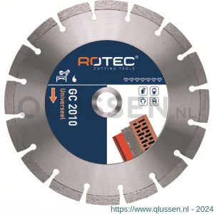 Rotec 710 diamantzaagblad Orca 7 GC 2010 140x2,4x22,2 mm 710.1403