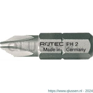 Rotec 800 schroefbit Basic C6.3 Phillips PH 0x25 mm set 10 stuks 800.0000