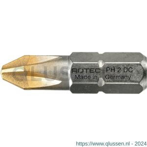 Rotec 800 schroefbit Diamond C6.3 Phillips PH 2x25 mm set 10 stuks 800.3002