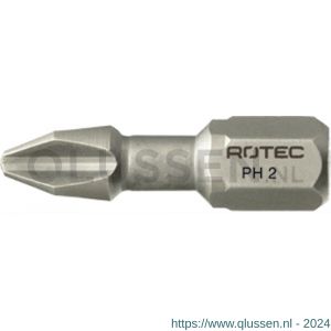 Rotec 801 schroefbit Basic C6.3 Phillips PH 1x25 mm Torsion set 10 stuks 801.0001