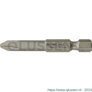 Rotec 802 krachtbit Basic Phillips PH 1x127 mm E6.3 set 10 stuks 802.0013