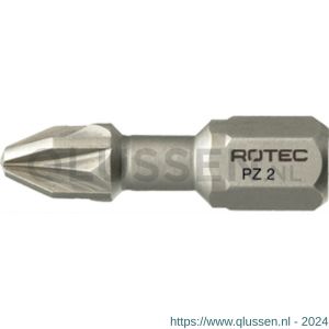 Rotec 804 torsionbit Basic C6.3 Pozidriv PZ 3x25 mm set 10 stuks 804.0003