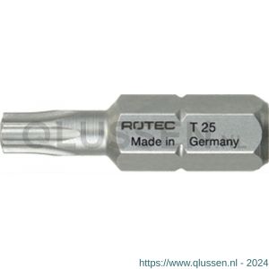 Rotec 806 schroefbit Basic C6.3 Torx T 45x25 mm set 10 stuks 806.0045