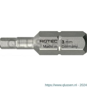 Rotec 811 schroefbit inbus Basic SW 2,0x25 mm C6.3 set 10 stuks 811.0020