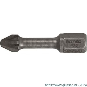 Rotec 817 Impact schroefbit Diamond C6.3 Pozidriv Pozidriv PZ 2x30 mm set 10 stuks 817.1202