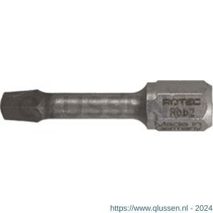 Rotec 817 Impact schroefbit Diamond C6.3 Robertson SQD 1x30 mm set 10 stuks 817.3201