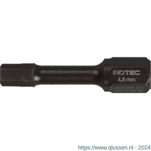 Rotec 817 Impact insert schroefbit inbus SW 6,0x30 mm C6.3 Basic set 10 stuks 817.4006