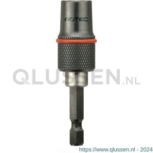 Rotec 818 bithouder E6.3x65 mm magnetisch TWIN snelspan met ringmagneet 818.0070