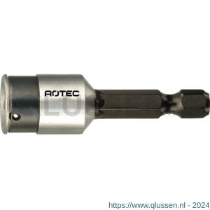 Rotec 819 dopsleutel E6.3 1/4 inch bitopname niet-magnetisch SW 8x50 mm set 3 stuks 819.2080
