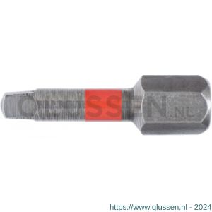 Rotec 827 Opti-Line schroefbit C6.3 Robertson SQD 2x25 mm set 25 stuks 827.6205