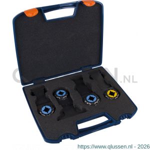 Rotec 519 4 delig Starlock invalzaagbladenset metaal-hout 519.9000