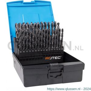 Rotec 102 spiraalborenset 102 DIN 338 type HD-S 41 delig diameter 6-10 mm ABS 900.0041