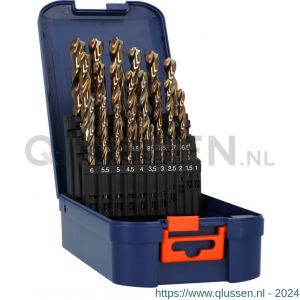 Rotec 116 spiraalborenset 116 DIN 338 TOP-X type N 25 delig diameter 1-13 mm 900.0065