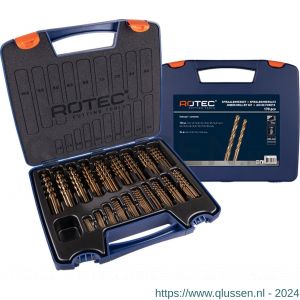 Rotec 111 spiraalborenset 111 DIN 338 type N 170 delig diameter 1-10 mm 900.0172K