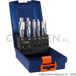 Rotec 418 kopverzinkfreesset 418 DIN373 6 delig M3-M10 middelpassing 900.3052