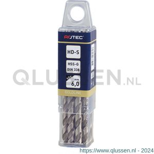 Rotec 102 HSS-G spiraalboor DIN 338 type HD-S diameter 13,5x108x160 mm d2=13 mm 102.1350