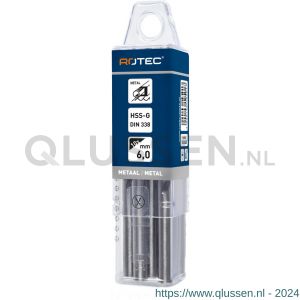 Rotec 105 HSS-G spiraalboor DIN 338 type N blank diameter 2,4x30x57 mm set 10 stuks 105.0240