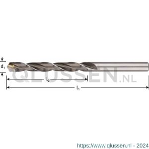 Rotec 118 HM spiraalboor DIN 338 type N HM-bezet diameter 2,0x24x49 mm 118.0200