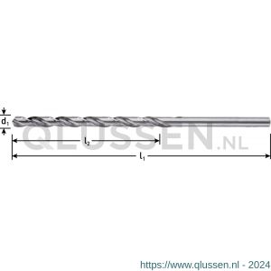 Rotec 150 HSS-G spiraalboor DIN 340 type N diameter 9,0x115x175 mm 150.0900E