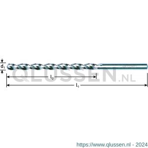 Rotec 151 HSS-G spiraalboor DIN 340 TLS 500 diameter 1,5x45x70 mm set 10 stuks 151.0150