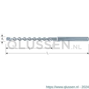 Rotec 203 hamerboor SDS Max 2-snijder diameter 14,0x200x340 mm 203.1401