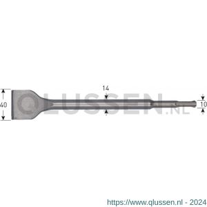 Rotec 214 Opti-Line SDS Plus spadebeitel 40x250 mm 214.0015