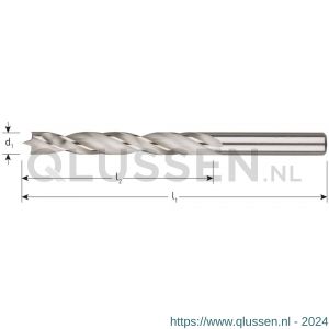 Rotec 236 HSS-G machinale houtspiraalboor diameter 9x160x200 mm 236.0901