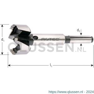 Rotec 246.1 WS Forstnerboor Multi-Function Wave-Cutter DIN 7483 G diameter 35x90 mm 246.1350