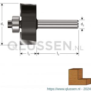 Rotec 271 HM sponningfrees Gold-Line diameter 31,8 mm d2=8 mm 271.16.3180