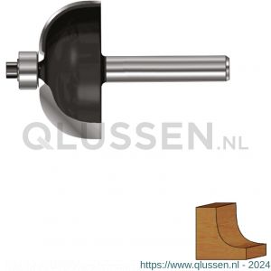 Rotec 271 HM holprofielfrees met lager Gold-Line diameter 34,9 mm R=12,7 d2=8 mm 271.21.1270