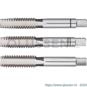 Rotec 306 HSS handtappenset 3 delig BSW 3/16 inch TPI 24 306.0008