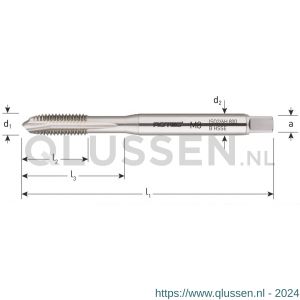 Rotec 330.371 HSS-E machinetap 800 doorlopend DIN 371 M6 330.0600