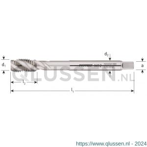 Rotec 330C376 HSS-E machinetap 800 blind DIN 376 M16 330.1600C