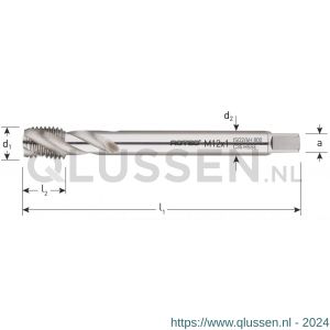 Rotec 335 HSS-E machinetap 800 blind DIN 374 metrisch fijn MF20x1,5 mm 335.2015C