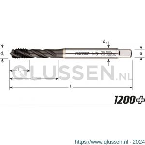 Rotec 336C371 HSS-E PM machinetap 1200+ blind DIN 371 M2,5 336.0250C