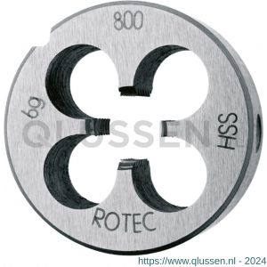 Rotec 360 HSS ronde snijplaat DIN-EN 22568 metrisch fijn MF10x0,50 mm 361.1005