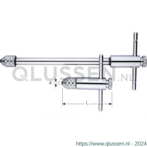 Rotec 380 tapkruk met ratel lang nummer 20 M5-M12 380.0020