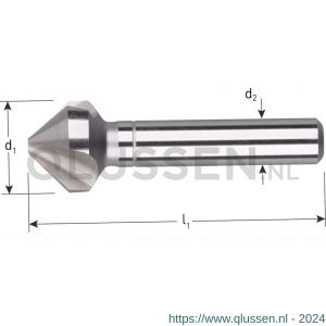 Rotec 405ASP HSS-E PM verzinkfrees 90 graden 3 snijkanten DIN 335 C 20,5 mm M10 405.0205