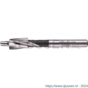 Rotec 418 HSS kopverzinkfrees 180 graden DIN 373 M3 6,0x3,2 mm F fijnpassing 418.0002