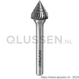 Rotec 438 HM stiftfrees model J Z6 kruisvertand diameter 12,7x11x59 mm d2=6 mm 60 graden 438.1301