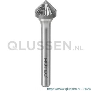 Rotec 438 HM stiftfrees model K Z3 spiraalvertand diameter 6x3x50 mm d2=6 mm 90 graden 438.0615