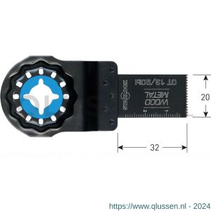 Rotec 519 OT 13/20BI Starlock invalzaagblad hout-metaal 20x32 mm set 5 stuks 519.0133