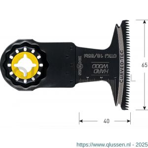 Rotec 519 OTKJ 18/65BI Starlock invalzaagblad hardhout 65x40 mm set 5 stuks 519.0173